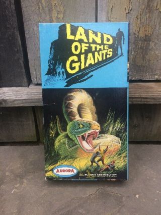 Vintage - Land Of The Giants Rattlesnake Model Kit Aurora 1968 816 - 150 Complete
