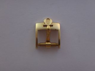Vintage Omega Gold Plated Watch Band Buckle 10mm