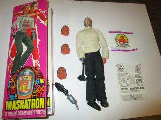 Vintage 1976 Kenner Maskatron The Six Million Dollar Man Complete 5