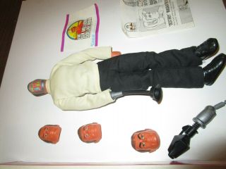 Vintage 1976 Kenner Maskatron The Six Million Dollar Man Complete 6