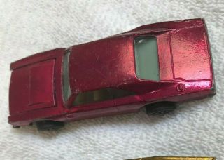 Vintage 1968 Hot Wheels Redline CUSTOM DODGE CHARGER - RED 4