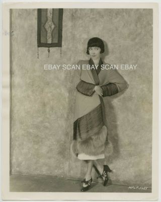Mae Busch Gorgeous Vintage Portrait Photo 1925
