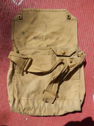 Ww2 Canadian Soldiers Gas Mask Carrier