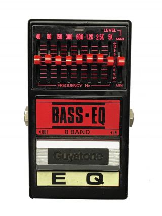 Guyatone Ps - 026,  Bass Eq,  8 Band,  Mij,  1980 