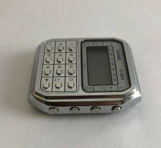 Vintage Casio C - 801 calculator wrist watch Rare PLEASE READ 3