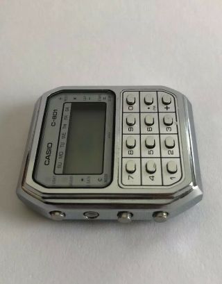 Vintage Casio C - 801 calculator wrist watch Rare PLEASE READ 4