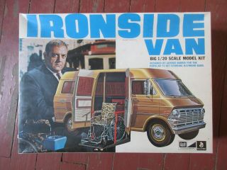 Vintage Mpc Ironside Econoline Van Model Kit " Factory "