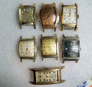 7 Vintage Wristwatch Men 