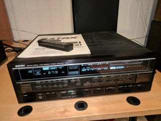 Vintage Sanyo Ultrx R100 200w Stereo Amplifier Receiver Rare Dbx Digital 1984