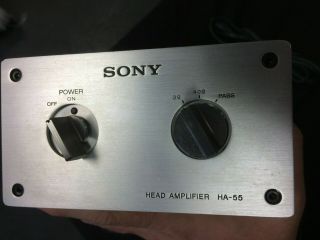 Vintage Sony Ha - 55 Head Amplifier Mc Moving Coil Phono And