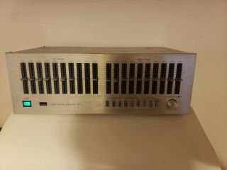 Sansui Se 7 Equalizer Vintage Silver Face Well Missing 2 Switches