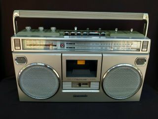 Vintage Panasonic Rx - 5090 Boom Box Am/fm/cassette Stereo