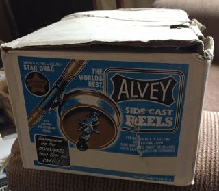 Vintage Alvey Fishing Reel 550 Made in Australia Stainless Steel 5