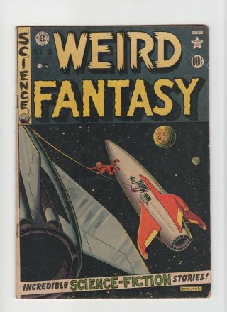 Weird Fantasy 9 Vintage Ec Comic Horror Scifi Feldstein Golden Age 10c