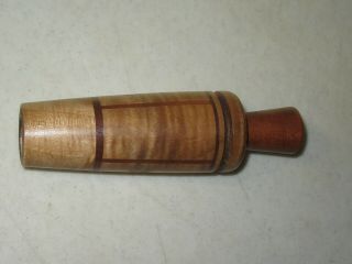 Vintage Unknown Laminated Duck Call