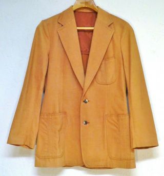 Vintage 1970 ' s Separate - Lees by Lee Rust Colored Soft Fabric Leisure Suit 42L 3