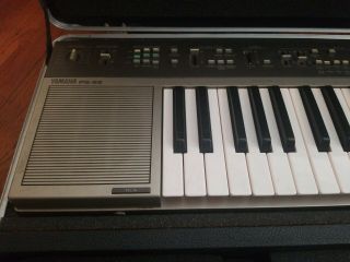 Vintage Yamaha PS - 55 1980s Electric Keyboard Synthesizer with Power Supply Case 2