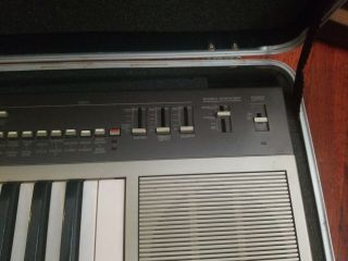 Vintage Yamaha PS - 55 1980s Electric Keyboard Synthesizer with Power Supply Case 6