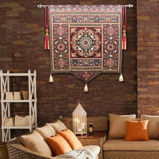 Living Room Background Wall Moroccan Tapestry Decorative Painting Yoga Club