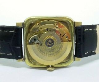 Vintage Men ' s Rado 17 Jewels Automatic With Date Wrist Watch 6