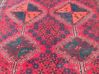 Authentic west Asia qashqai old Rug 100 handmade fine wool 268A size:9.  8x6.  9ft 8