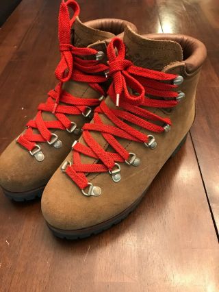 Vtg Nos Nwob Raichle Hiking Mountaineering Boots 6.  5 D Us Women’s Suede Austria