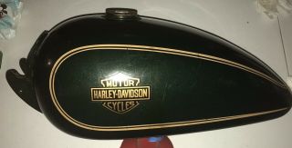 Vintage Harley Davidson Superglide Fxe Fuel Tank Pinstripe Survivor Oem