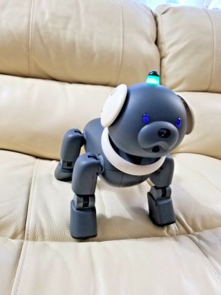 Sony Aibo Ers - 312 Macaron Robotic Dog - Grey - Imported From Japan Rare