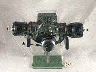 Ok Twin From 1946 Vintage Spark Ignition Model Airplane Engine