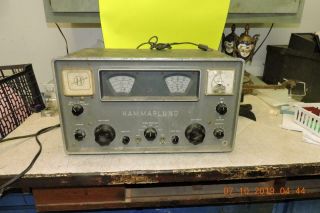 Vintage Hammarlund Model Hq - 100 Short Wave Ham Radio Receiver