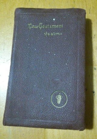 1941 Wwii Us Army Testament Pocket Bible Gideon Roosevelt Military