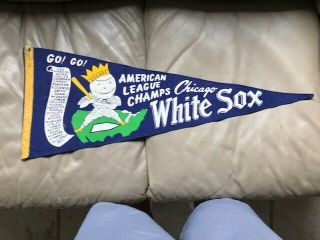 Vintage 1959 Chicago White Sox American League Champions Pennant