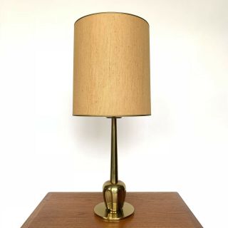 Vintage 60 ' s Mid Century Modern Brass Tulip Stiffel Lamp 7