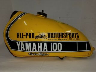 Vintage Yamaha 100 MX AHRMA MX100 Gas Fuel Tank 1973 1974 2