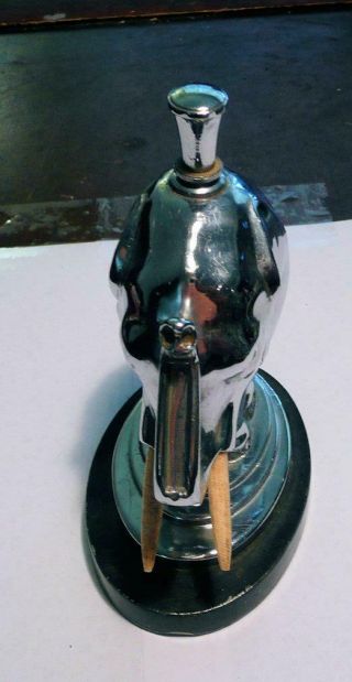 Vintage Art Metal Ronson Deco Striker Cigarette Lighter Elephant 1935