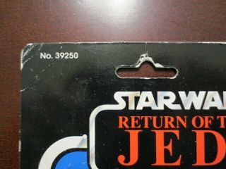 MOC Vintage Star Wars ROTJ 77 Back Boba Fett Punched 5