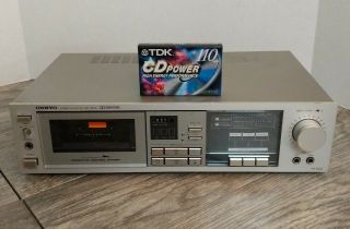 Vintage Onkyo Ta - 2022 Single Cassette Deck Player & Classic