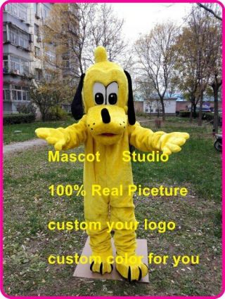 Dog Mascot Costume Cosplay Party Game Dress Unisex Advertising Halloween Adult @