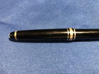 Vintage Montblanc Meisterstuck Tiffany & Co.  Pen Black & Gold Ballpoint Pen 2