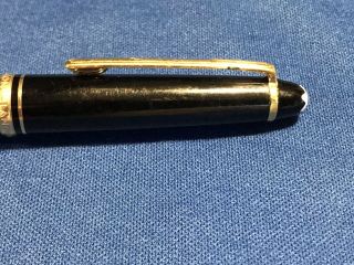 Vintage Montblanc Meisterstuck Tiffany & Co.  Pen Black & Gold Ballpoint Pen 6