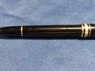 Vintage Montblanc Meisterstuck Tiffany & Co.  Pen Black & Gold Ballpoint Pen 7