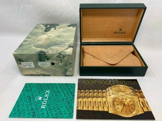 Vintage Rolex Submariner 16610 Watch Box Case 68.  00.  01 Booklet 0528120