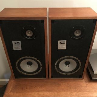 Vintage OHM Bookshelf Speakers Model E 5