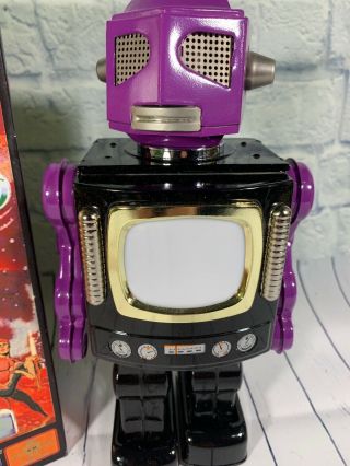 Rare Space Doom Robot/metal House/mib/japan Purple And Black Color