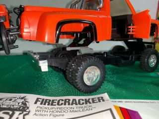 MASK Kenner vintage Firecracker pickup truck M.  A.  S.  K.  action figure toy box vtg 12