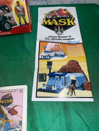 MASK Kenner vintage Firecracker pickup truck M.  A.  S.  K.  action figure toy box vtg 5