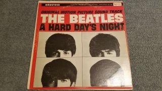 BEATLES A HARD DAYS NIGHT STEREO LP ST90828 (EXT RARE 1966 CAPITOL CLUB PRESS) 2