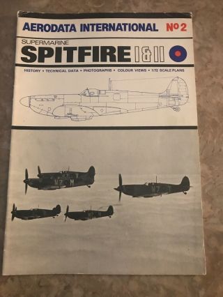 Ww2 British Raf Aerodata International No 2 Supermarine Spitfire I & Ii