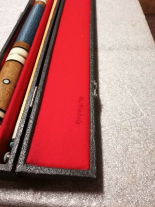 Vintage 5 Piece Pool cue with hard case 6