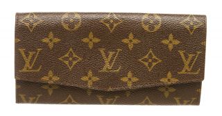 169 - 2 Louis Vuitton Vintage Monogram Canvas Leather Flap Wallet